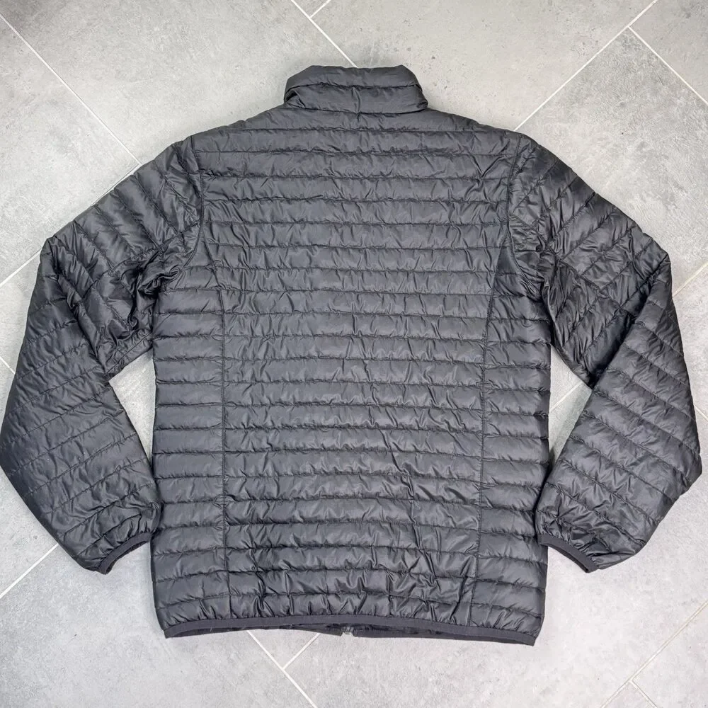 Eddie Bauer Down Puffer Jacket Men's Small Black EMJ0440S Packable